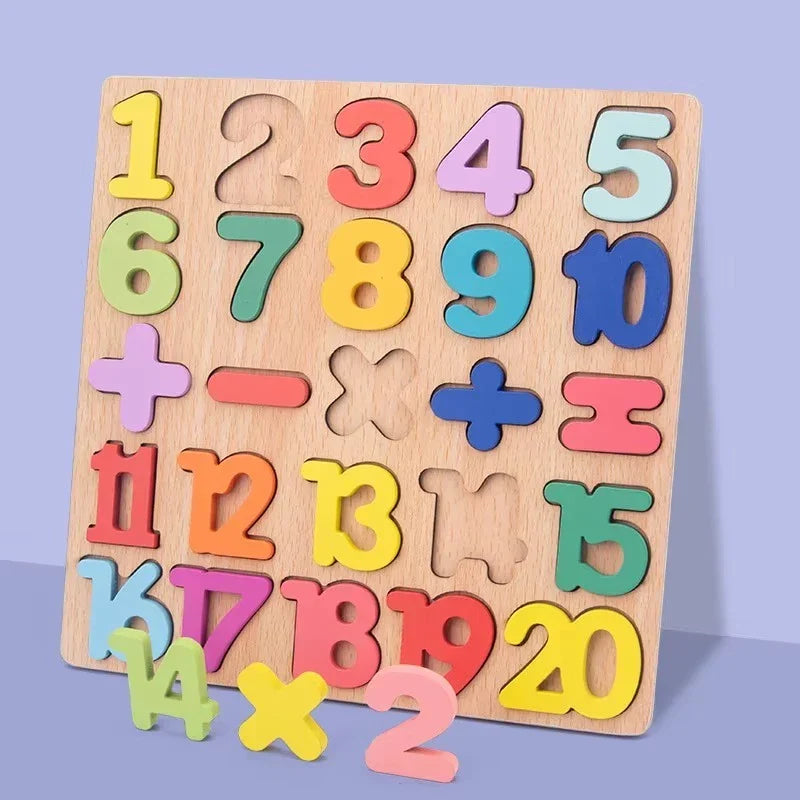 Kit 2 Tabuleiros Educativos Pedagógicos | Alfabeto, Números e Formas Geométricas para Crianças – Play Gump