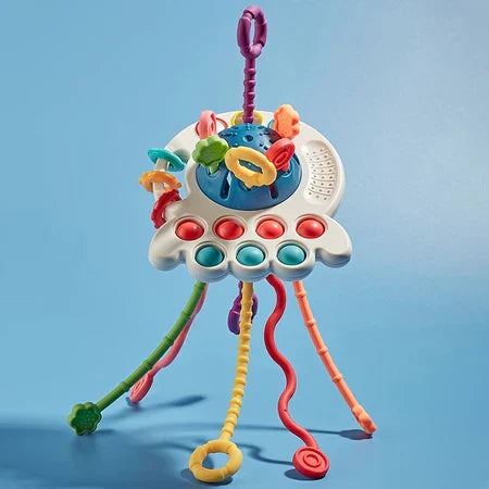 Brinquedo Sensorial Montessori 6 Lados | Cubo de Atividades Educativo para Crianças 3+ – Play Gump