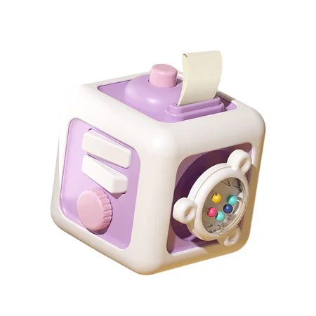 Brinquedo Sensorial Montessori 6 Lados | Cubo de Atividades Educativo para Crianças 3+ – Play Gump