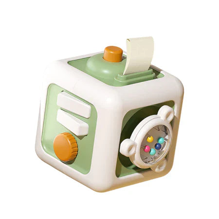 Brinquedo Sensorial Montessori 6 Lados | Cubo de Atividades Educativo para Crianças 3+ – Play Gump