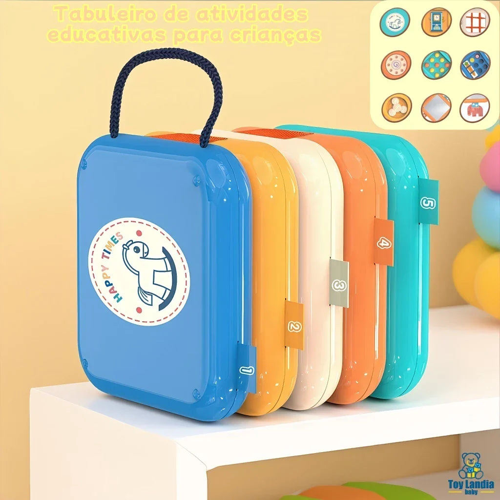 Brinquedo Sensorial Montessori 6 Lados | Cubo de Atividades Educativo para Crianças 3+ – Play Gump