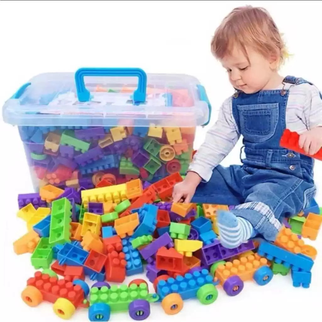 Blocos de Montar 280 Peças com Caminhãozinho | Brinquedo Educativo Criativo para Crianças – Play Gump