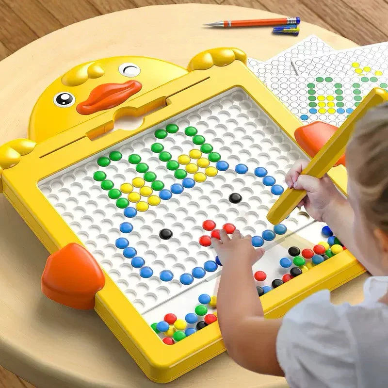 Tábua de Desenho Magnético Infantil Colorida | Brinquedo Educativo Reutilizável 49 Espaços – Play Gump