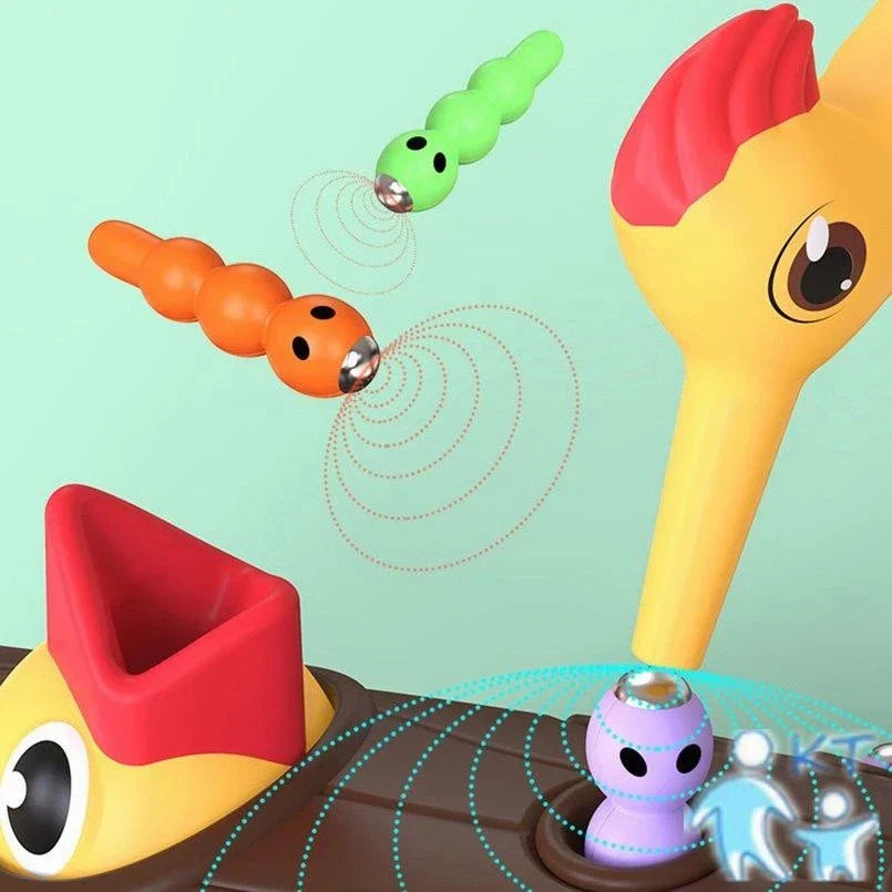 Brinquedo Pica-Pau Magnético Educativo | Jogo de Coordenação Motora e Foco para Crianças 2 a 5 Anos – Play Gump