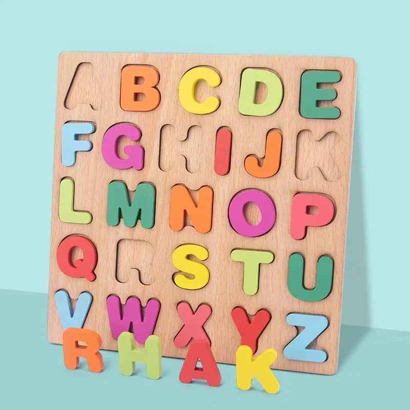 Kit 2 Tabuleiros Educativos Pedagógicos | Alfabeto, Números e Formas Geométricas para Crianças – Play Gump
