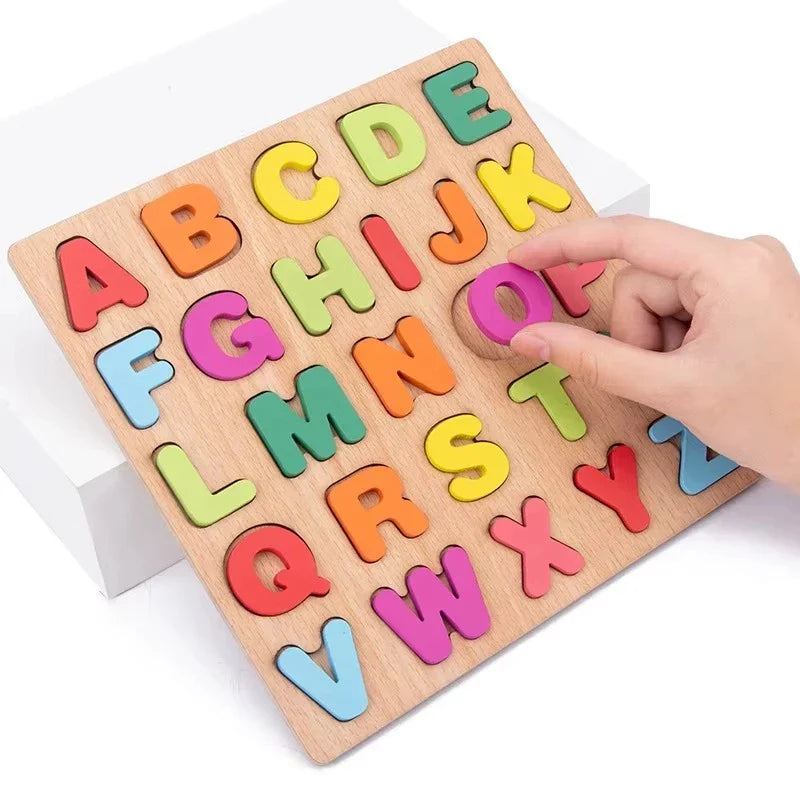 Kit 2 Tabuleiros Educativos Pedagógicos | Alfabeto, Números e Formas Geométricas para Crianças – Play Gump