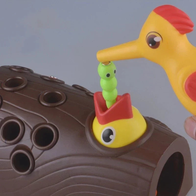 Brinquedo Pica-Pau Magnético Educativo | Jogo de Coordenação Motora e Foco para Crianças 2 a 5 Anos – Play Gump