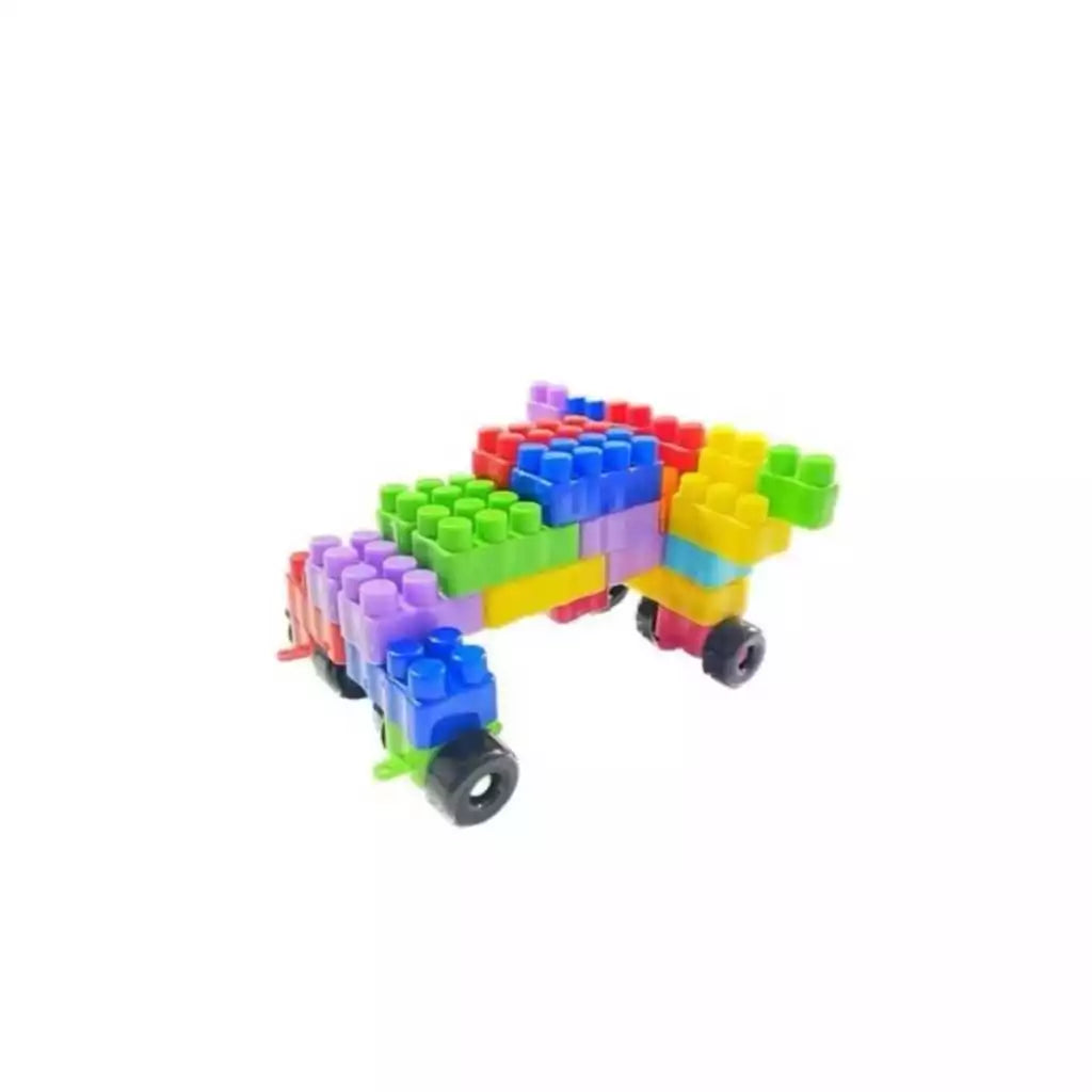 Blocos de Montar 280 Peças com Caminhãozinho | Brinquedo Educativo Criativo para Crianças – Play Gump