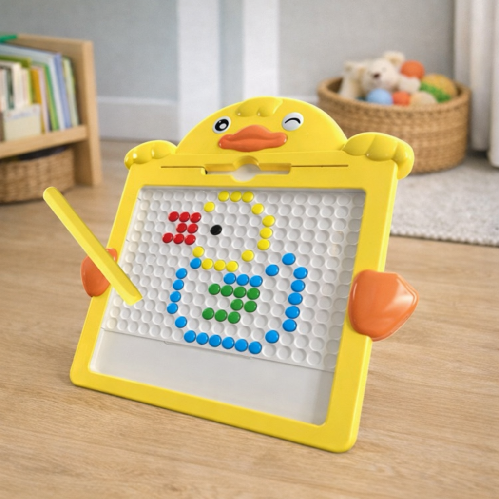 Tábua de Desenho Magnético Infantil Colorida | Brinquedo Educativo Reutilizável 49 Espaços – Play Gump