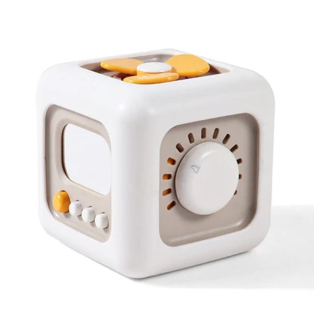 Brinquedo Sensorial Montessori 6 Lados | Cubo de Atividades Educativo para Crianças 3+ – Play Gump